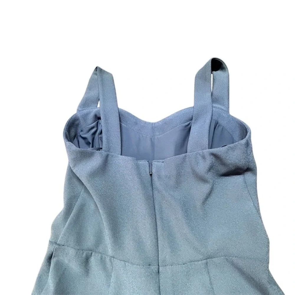 Abercrombie & Fitch‎ Women's XS Blue Wide-Leg Jumpsuit Casual Sleeveless